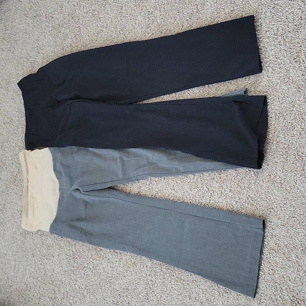 Two Motherhood Maternity Dress Pants